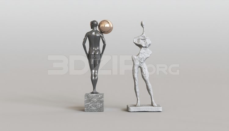 15659. Free 3ds Max Sculpture Model Download (2)
