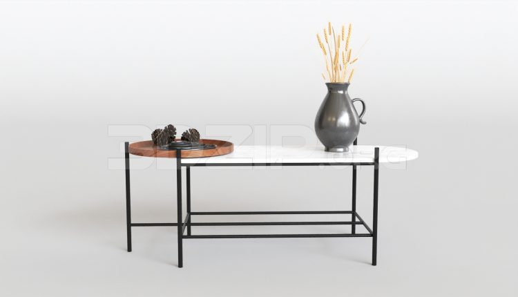 15686. Free 3ds Max Tea Table Model Download (1)