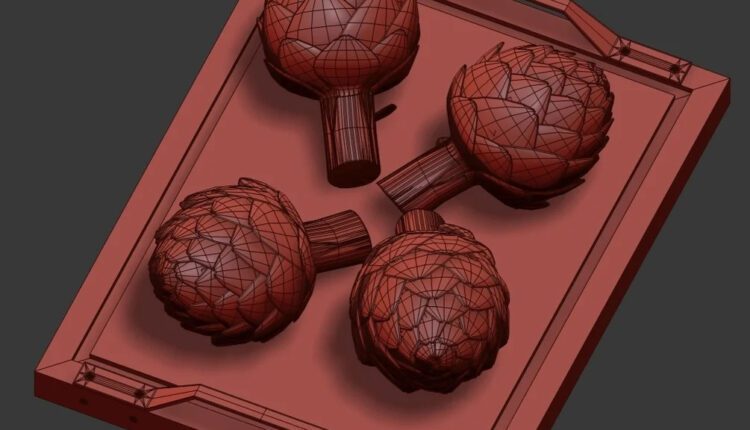Free 3d Model Artichokes (5)