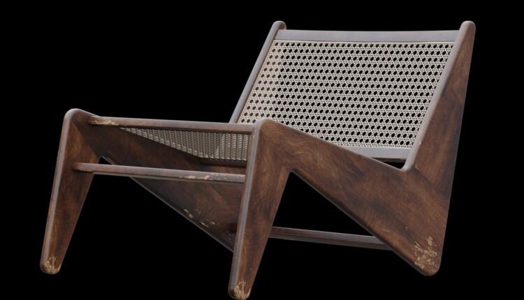 Free 3d Model Kangaroo Chair By Pierre Jeanneret By Vitaliito Mashchuk (3)