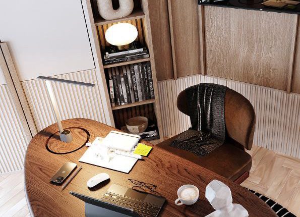 11987. Download Free 3ds Max Study Room Interior Model (2)