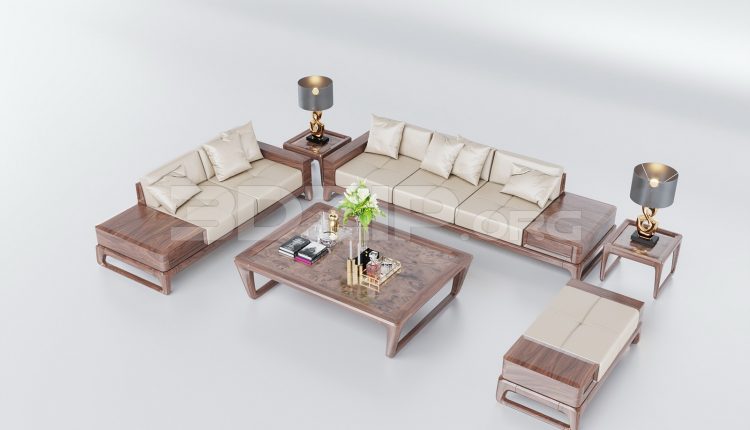 11989. Download Free Gỗ Óc Chó Funiture Models (1)