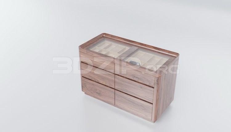 11989. Download Free Gỗ Óc Chó Funiture Models (3)
