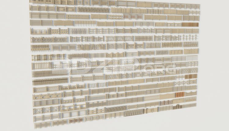 11997. Free Download Of 3ds Max Models For Stair Railings And Balconies (1)