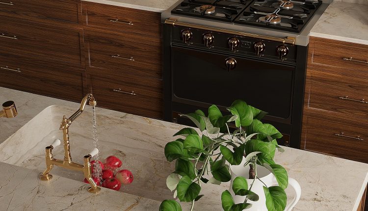 13777. 3ds Max Kitchen Room Interior Model Download By Phu Xuann (5)