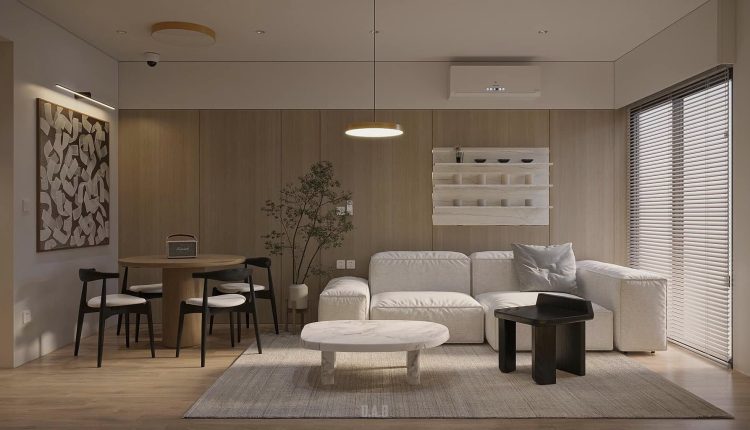 13780. 3ds Max Living Room – Kitchen Interior Model Download By Duy Anh Be (1)