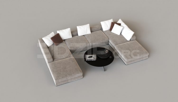 15698. Free 3ds Max Sofa Model Download (2)