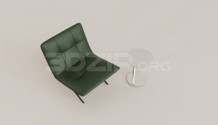15731. Free 3ds Max Armchair Model Download (2)