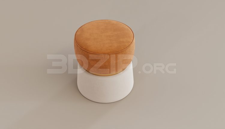 15737. Free 3ds Max Stool Model Download (2)