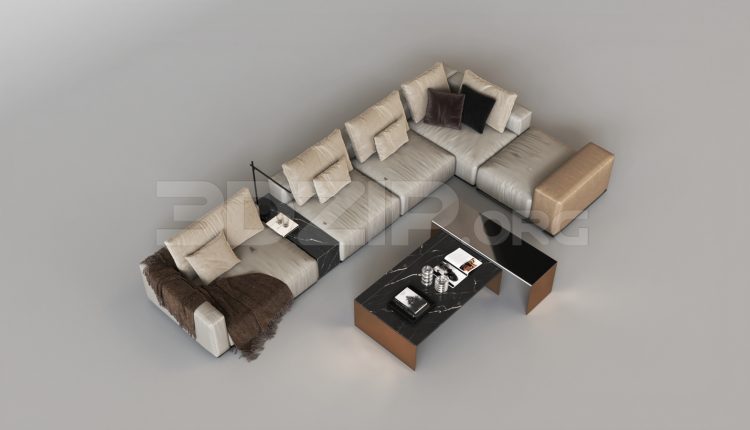 15758. Free 3ds Max Sofa Model Download (2)