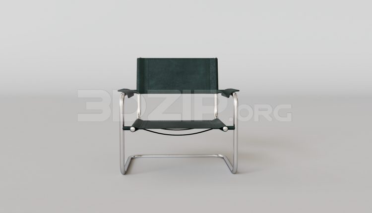 15781. Free 3ds Max Armchair Model Download (1)