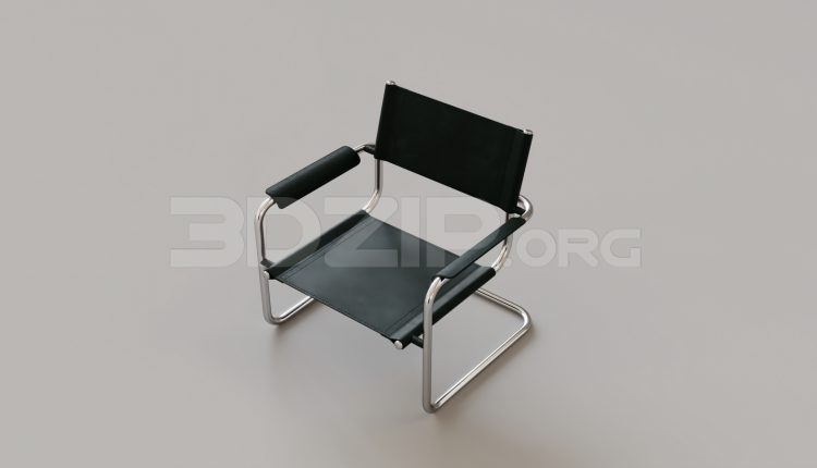 15781. Free 3ds Max Armchair Model Download (2)