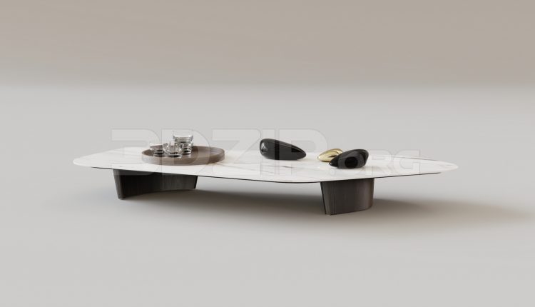 15782. Free 3ds Max Tea Table Model Download (1)