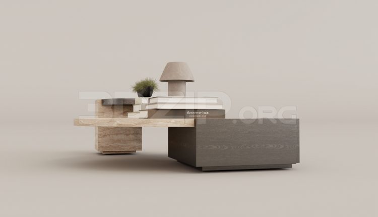 15790. Free 3ds Max Tea Table Model Download (1)