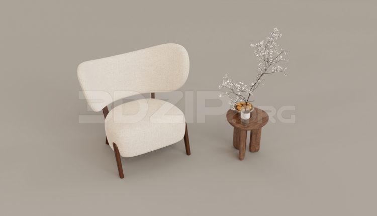 15792. Free 3ds Max Chair Model Download (2)