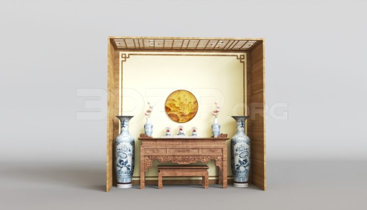 15802. Free 3ds Max Altar Model Download (1)