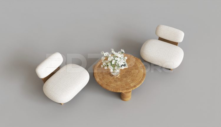 15804. Free 3ds Max Chair Model Download (2)