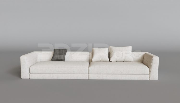 15805. Free 3ds Max Sofa Model Download (1)
