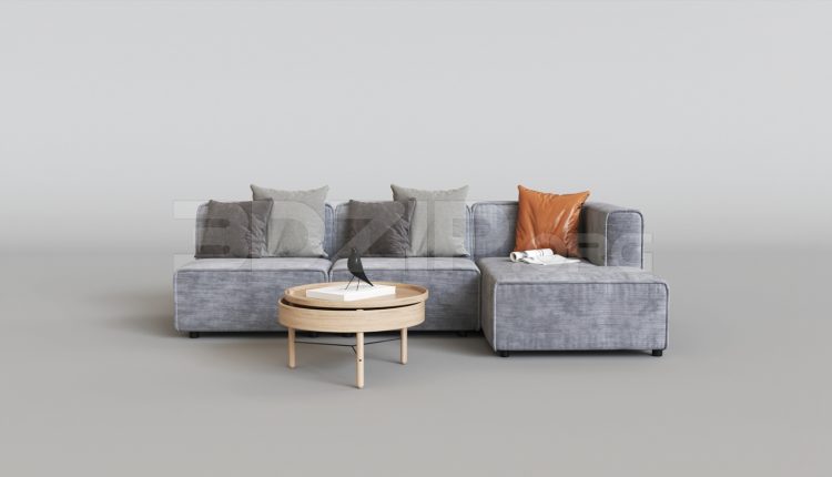 15808. Free 3ds Max Sofa Model Download (1)