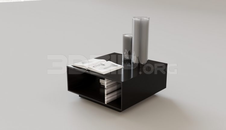 15810. Free 3ds Max Bedside Table Model Download (2)