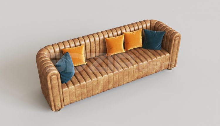 15833. Free 3ds Max Sofa Model Download (2)