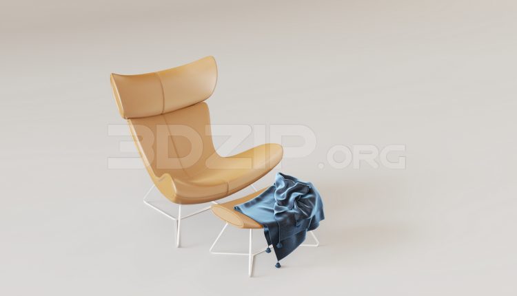 15872. Free 3ds Max Armchair Model Download (2)