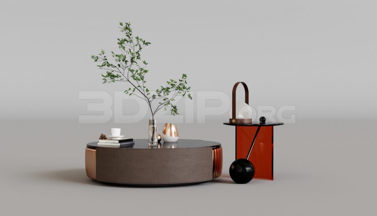 15882. Free 3ds Max Tea Table Model Download (1)