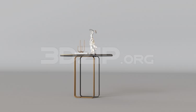 15887. Free 3ds Max Console Table Model Download (1)