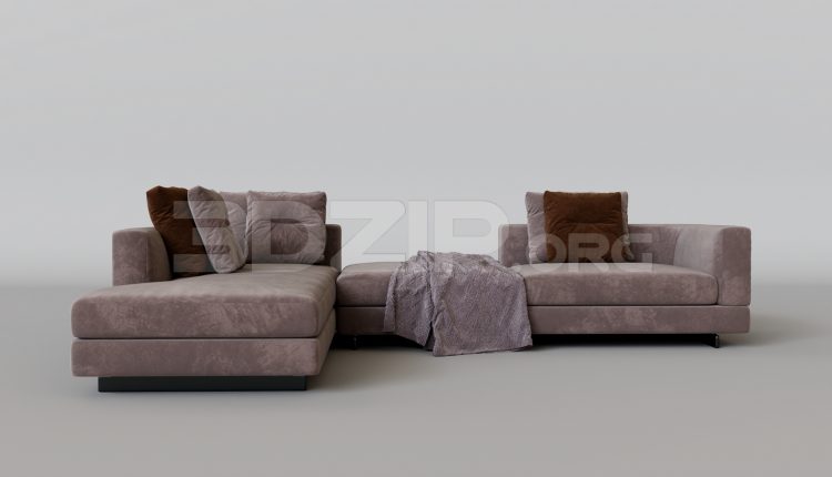 15894. Free 3ds Max Sofa Model Download (1)