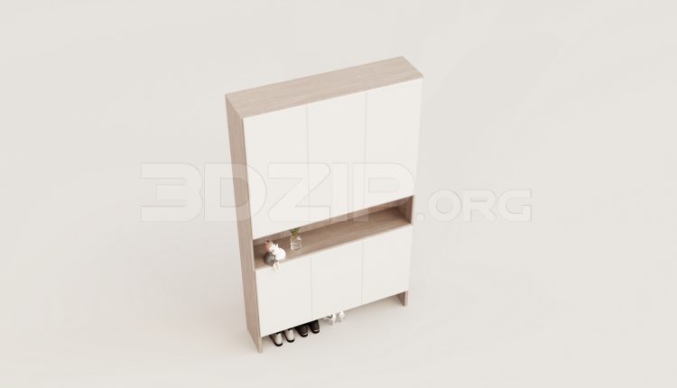 15905. Free 3ds Max Wardrobe Model Download (2)