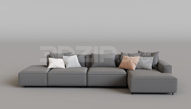 15952. Free 3ds Max Sofa Model Download (1)