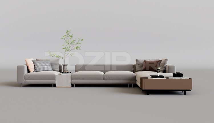 15957. Free 3ds Max Sofa Model Download (1)