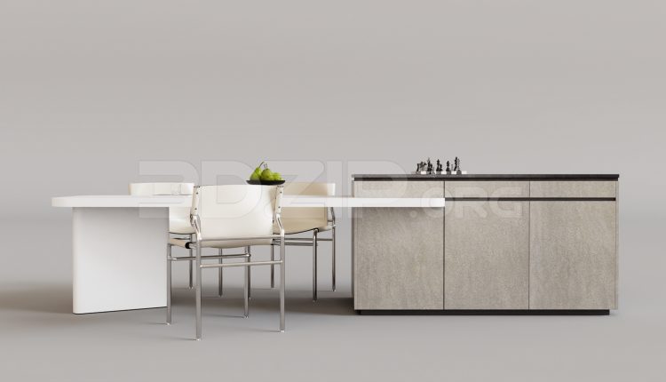 15960. Free 3ds Max Kitchen Island Model Download (1)