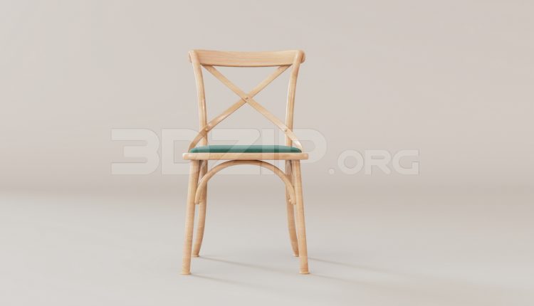 15968. Free 3ds Max Bistro Chair Model Download (1)