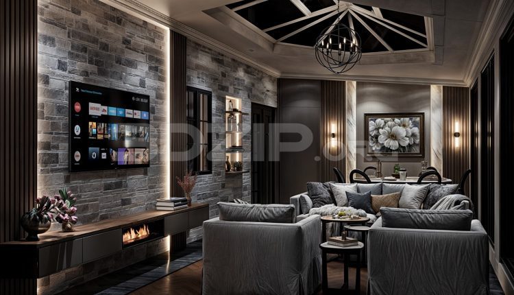20015. Download Free 3ds Max Living Room Interior Model By Melis Intas (3)