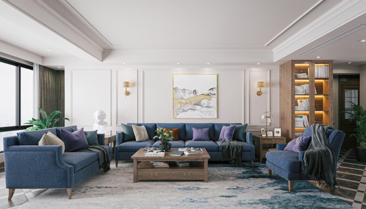 20016. 3ds Max Living Room Interior Model Download (1)