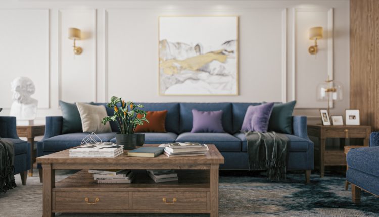 20016. 3ds Max Living Room Interior Model Download (3)