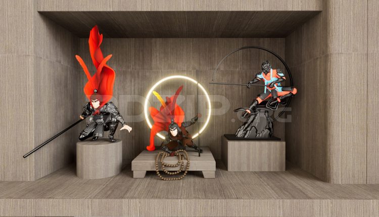 20033. Free 3ds Max Wukong Models Download (1)