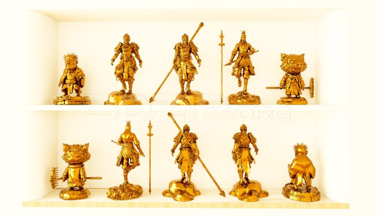 20035. Free 3ds Max Wukong Models Download (1)