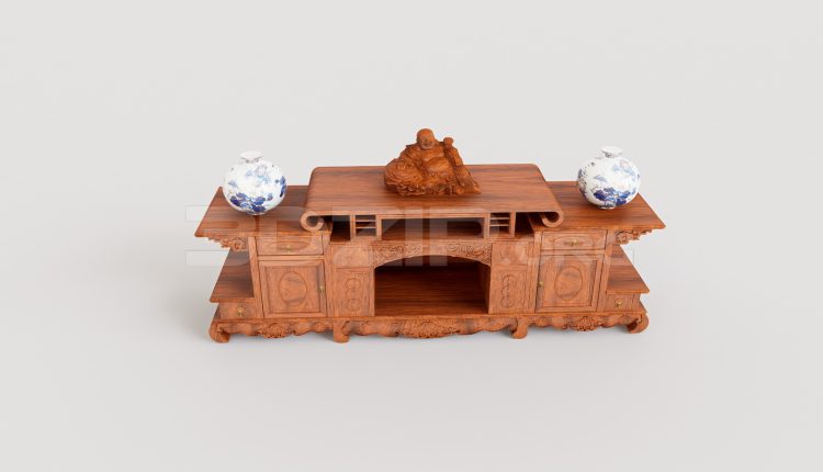 20037. Download Free Kệ Tivi Đồng Kỵ Model By Kts Trọng Phong (2)