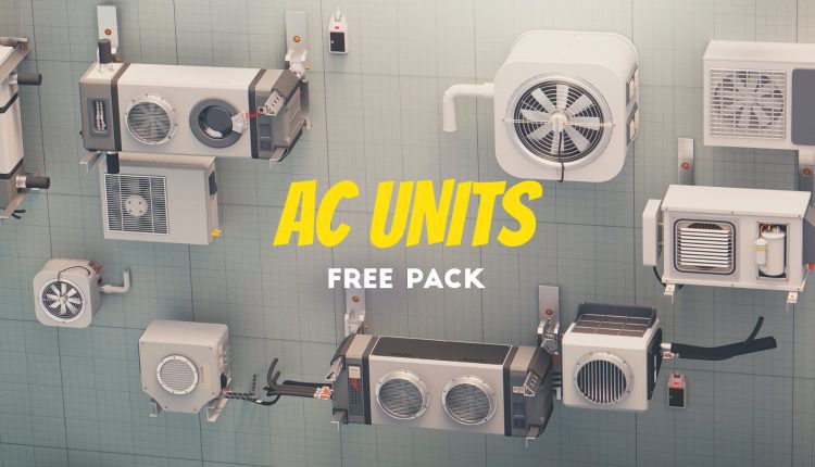 Free 3d Air Conditioners Pack By Spot’s Kitchen