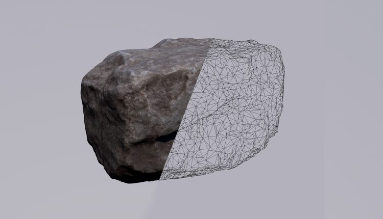 Free 3d Model Photoscanned Stone By Darstellungsart
