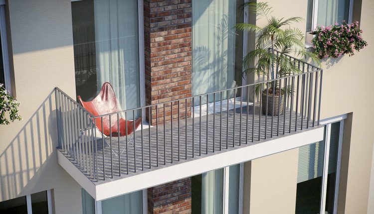 Free Basic Adjustable Railing For Railclone And 3dsmax By Archviz Assets (2)