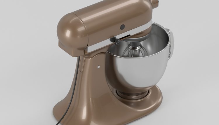 Free Kitchenaid Stand Mixer 3d Model By Unblast (1)