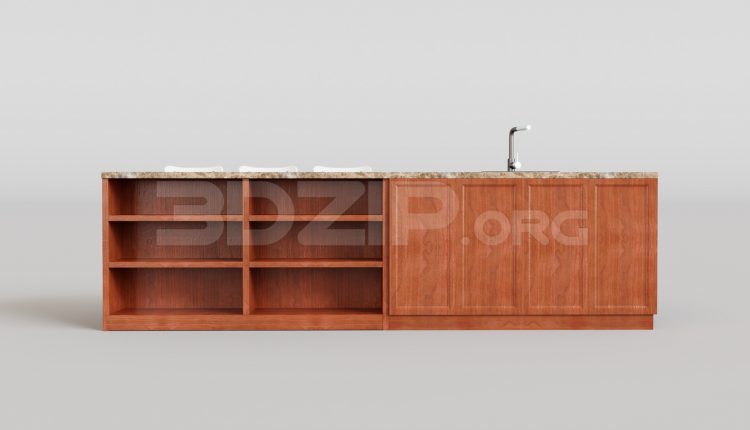 15982. Free 3ds Max Kitchen Island Model Download (1)