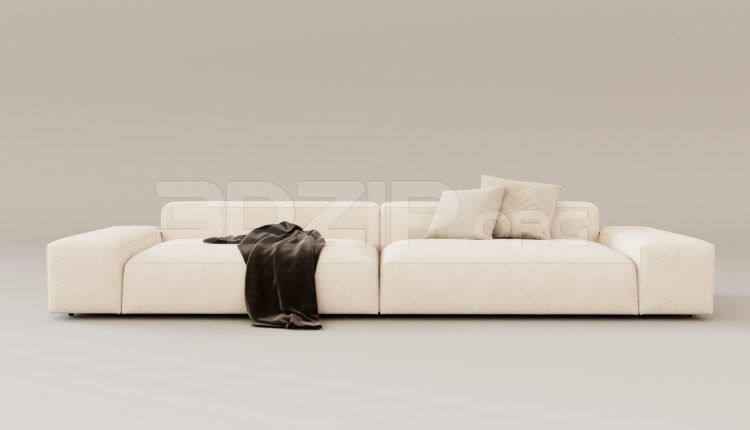 15996. Free 3ds Max Sofa Model Download (1)