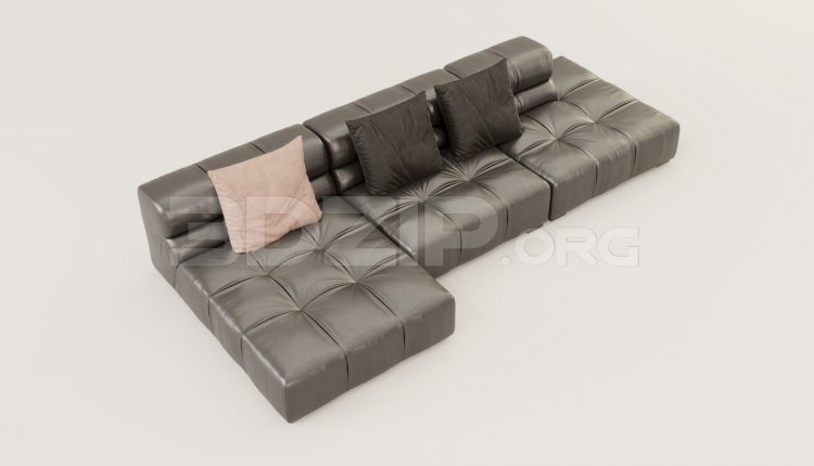16011. Free 3ds Max Sofa Model Download (2)