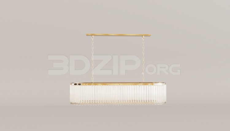 16020. Free 3ds Max Ceiling Light Model Download (1)