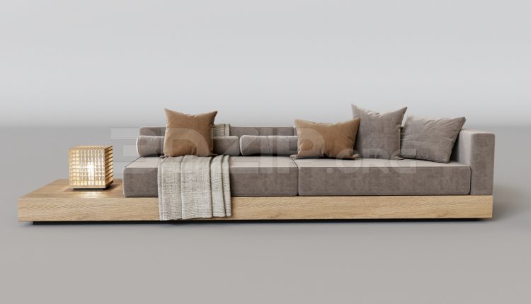 16040. Free 3ds Max Sofa Model Download (1)
