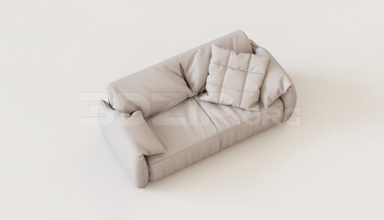 16042. Free 3ds Max Sofa Model Download (2)